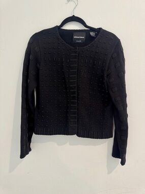 Vintage 1999 Michael Simon Black
Beaded Cardigan Size M